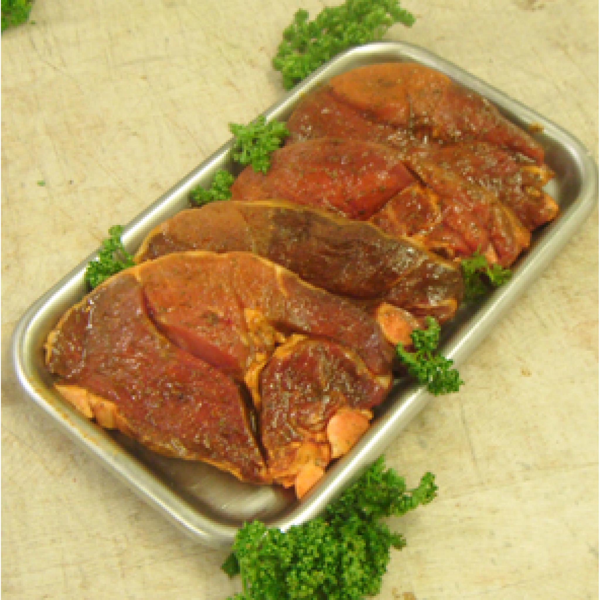 Minted Boneless Welsh Lamb Leg Steak