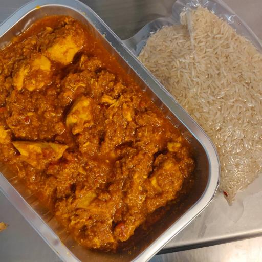 Checken Madras + Rice